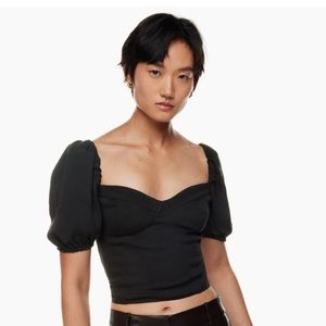 Aritzia Wilfred Novella Shortsleeve Blouse, new with tags!